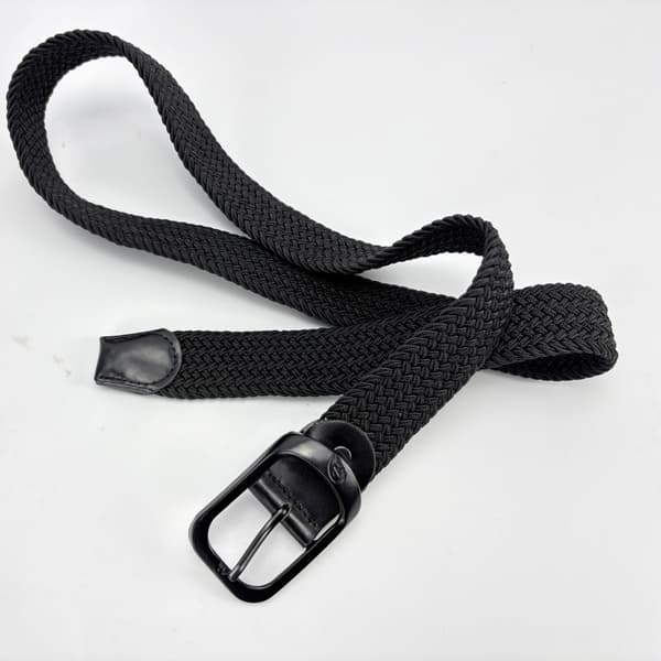 【NX】Mænds elastiske vævede bælte 105 cm sort Black 145