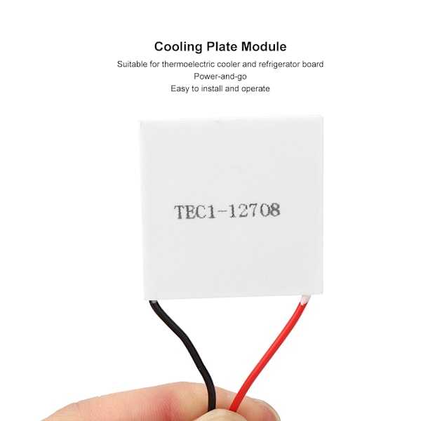 Kjøleplate Modul High Power Avfukter Kjøleskap Termoelektrisk Dedikert TECL-12708