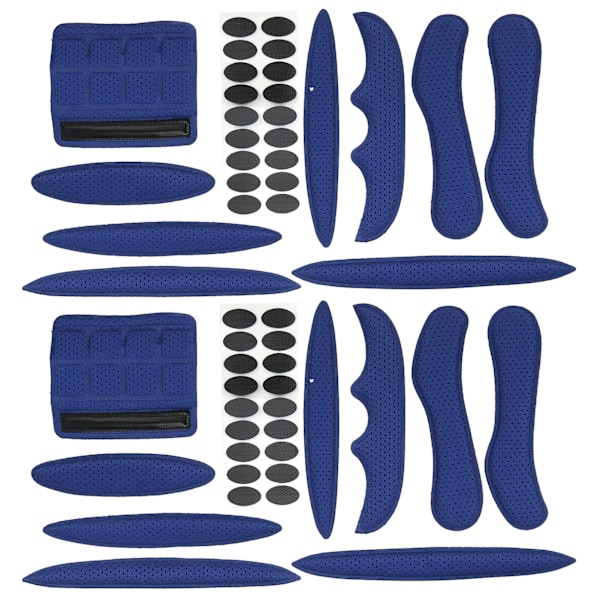 SK202 Hjälmstoppningssats AntiCollision Elcykelhjälm Foder Sponge Hook&Loop