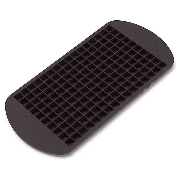 Silikone Mini isterningbakker ,160 Små isterningforme Nem udløsning Black 1 pcs