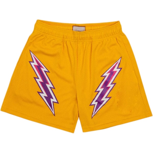 Meshshorts för män Andas träningsbyxor i mesh Gymträningsträningsshorts Casual Fashion Shorts med fickor