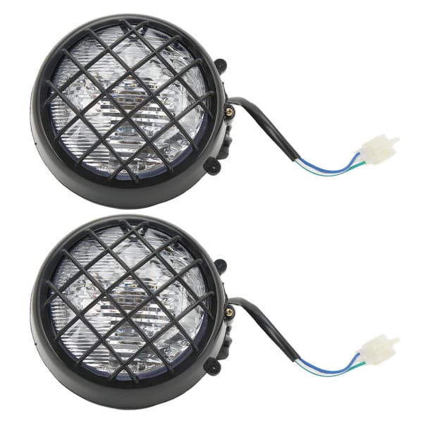 【NX】Par 12V ATV LED frontlyktmontering med pærer Lampegitter erstatning for Warrior 1996-2001