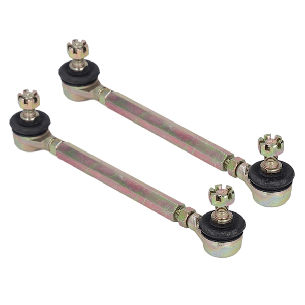 2 st Tie Rod Ball Joint M10 10mm Gänga Stål Legering Sway Bar End Set för 50cc 70cc 90cc 110cc ATV Fyra Hjuliga Quad