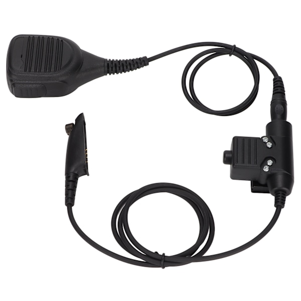 7,1 mm håndholdt mikrofon Plug and Play Walkie Talkie Skuldermikrofon med U94 PTT til MOTOROLA GP338 GP‑328 GP‑340 GP‑380