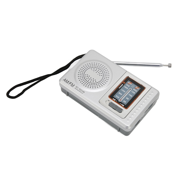 Bærbar radio DSP Chip AM FM transistorradio med indbygget højttaler til hjemme- og rejseunderholdning Nødsituation på arbejdspladsen