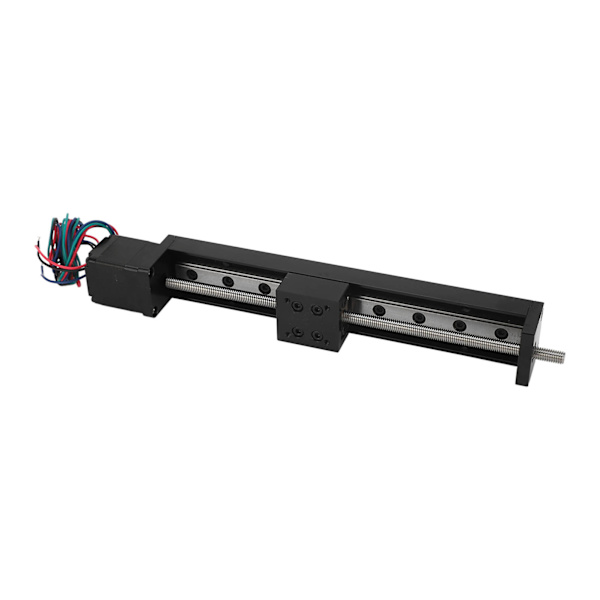 150 mm Slag linjär glidbord Legering Mini hög noggrannhet T-form skruv Enkelskena linjär rörelsesteg för X Y Z-axlar
