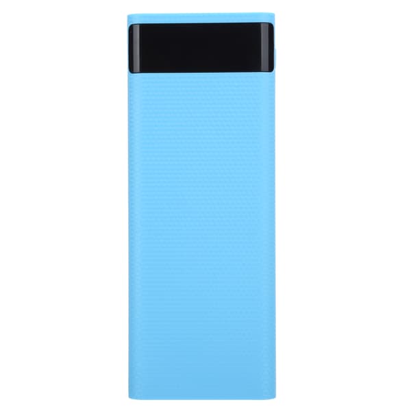 Hurtigopladningsversion 8x18650 Power Bank Case USB DIY Kit Shell Batteriholder Opladningsboks Blå