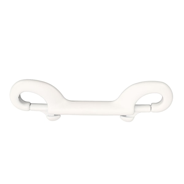 100 MM Dobbel Ende Snap Dykkekrok Hurtig Utgivelse 316 Rustfritt Stål Dobbel Ende Snap Krok for Dykking BCD Hvit