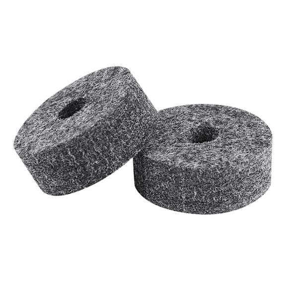 8 st Drum Cymbal Filt Pads Set Ersättningsdelar Svart Tillbehör