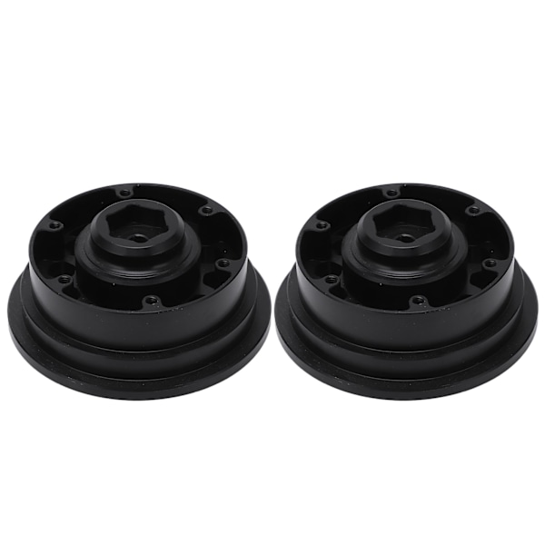 2st RC-vanteet ammattimainen alumiiniseosvanteet Axial SCX6 1/6 RC-autolle Balck