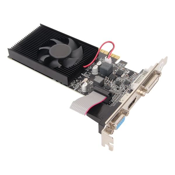 GT210 1G DDR3 näytönohjain jäähdytystuulettimella 64-bittinen tuki VGA DVI HD Multimedia Interface DirectX10.1 PC-näytönohjain