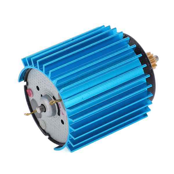 52000 Rpm High Speed ​​Metal 370 Motor Kylare RC Biluppgraderingsdelar Tillbehör för WPL D12 (blå)