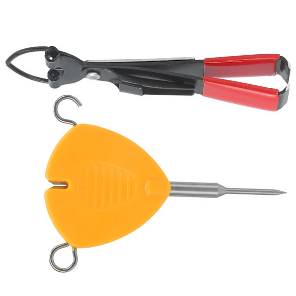 Multi Puller Verktyg Fiskelina Knotting Knotless Knot Tool med Nagelklippare fiskeredskap