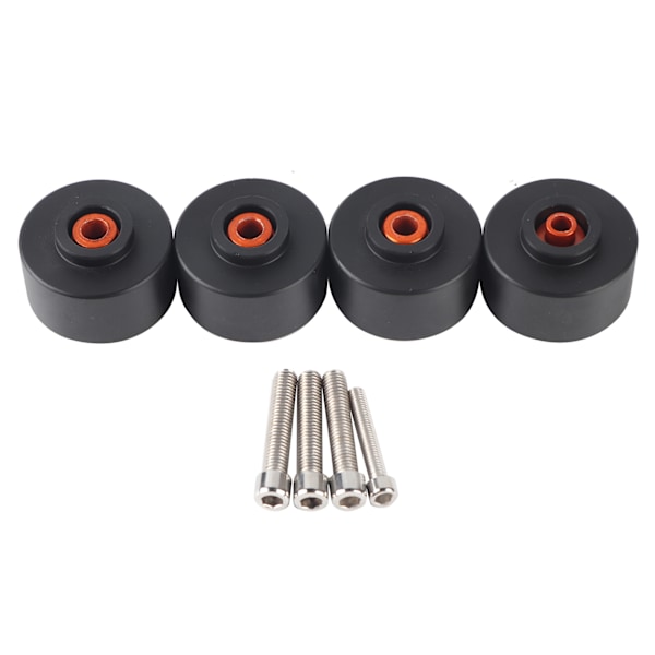 4st CNC fram- och bakgaffel Hjulram Slider Crash Fall-skydd för 125 200 390