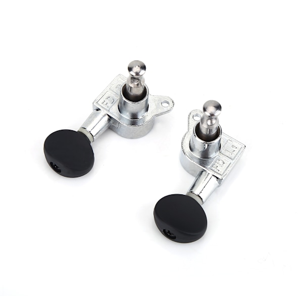2R 2L stängda aluminiumlegeringar maskinhuvuden String Tuning Key Pegs Tuners för Ukulele