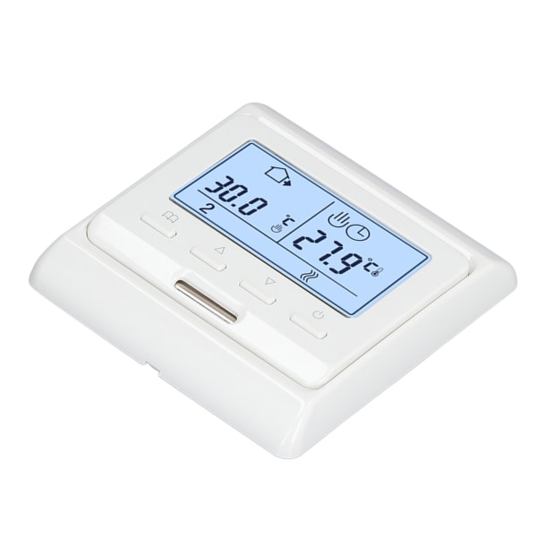 AC180‑230V LED programmerbar gulvvarmetemperaturregulator for hushold