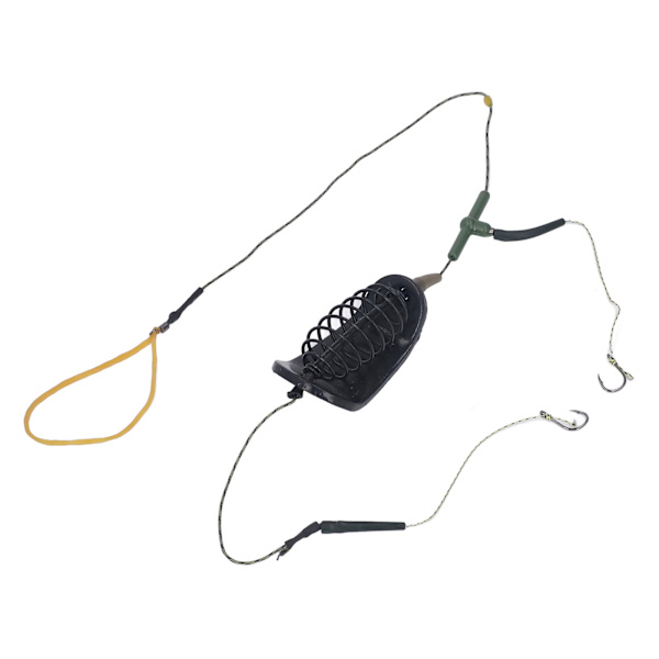 Fiskekrok Stark kraftbettbur Effektiv havfisk krok med metallsenk for karpe 60g / 2.1oz