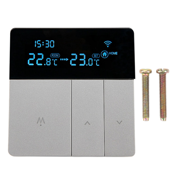 Digital termostat Fjernkontroll Temperaturregulator AC 90‑240V for vannoppvarming med WiFi