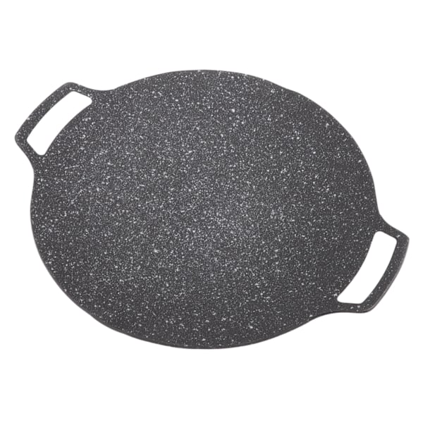Koreansk BBQ-tallrik Barbecue Grill Non Stick Cirkulär Stekpanna för Hem Utomhus Spis Gas Typ 33cm
