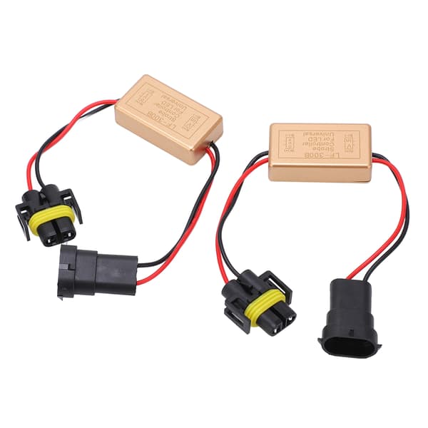 2 stk Flash Strobe Controller 50W God Varmemotstand 3 Lampetyper Blits Strobe Controller Flasher Modul Kompatibel med tåkelys