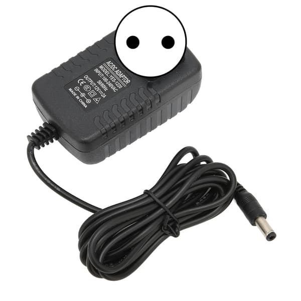 12V 1A strømadapter Isolerende egenskap Anti-interferens Overspenningsvern Strømforsyningsadapter 100-240V EU-plugg