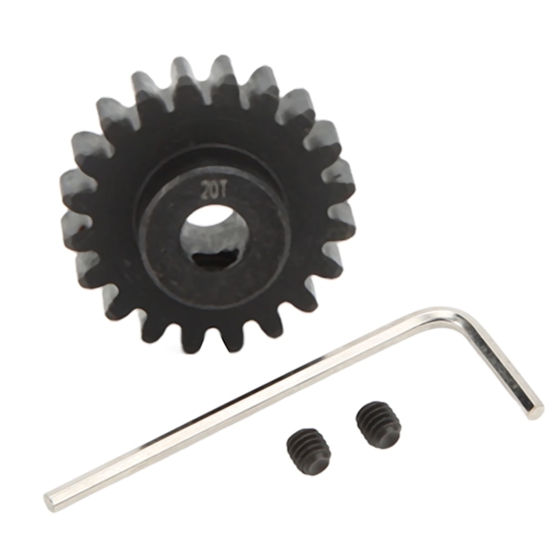 20T Pinion Gear med ställskruvar Mod 1 5mm axel för LOSI 1/10 Lasernut U4 Tenacity Off Road Vehicle