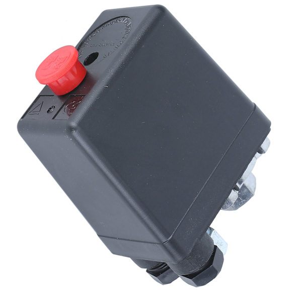 Luftkompressor trykomskifter kontrolventil Enkelt hul 0,5-1,2 MPa (72,5~175psi) 220V G1/4\"