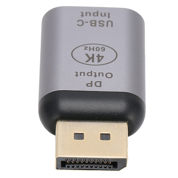 Type C–DP-sovitin 4K 60 Hz naaras-uros-videomuunnin Windowsille/Androidille/OS X:lle