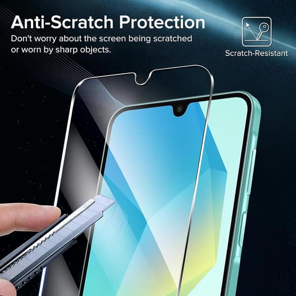 【NX】3-Pack Compatible with Samsung A26 Screen Protector in Premium Tempered Glass