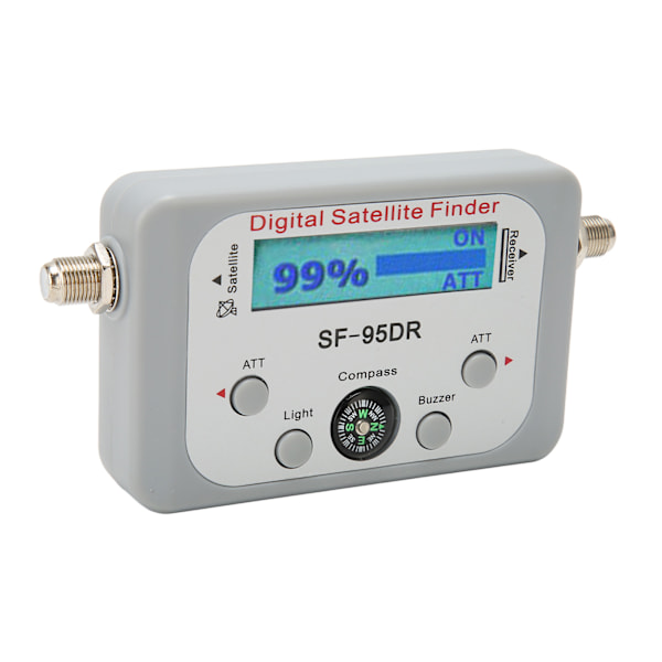 Digital Satellitfinder 950 til 2150MHz ATT summerfunktion Satellitsignalmåler med kompas til DirecTV