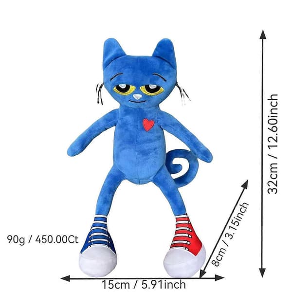 Pete The Cat Plushies Gosedjur Docka Barnpresenter _b A
