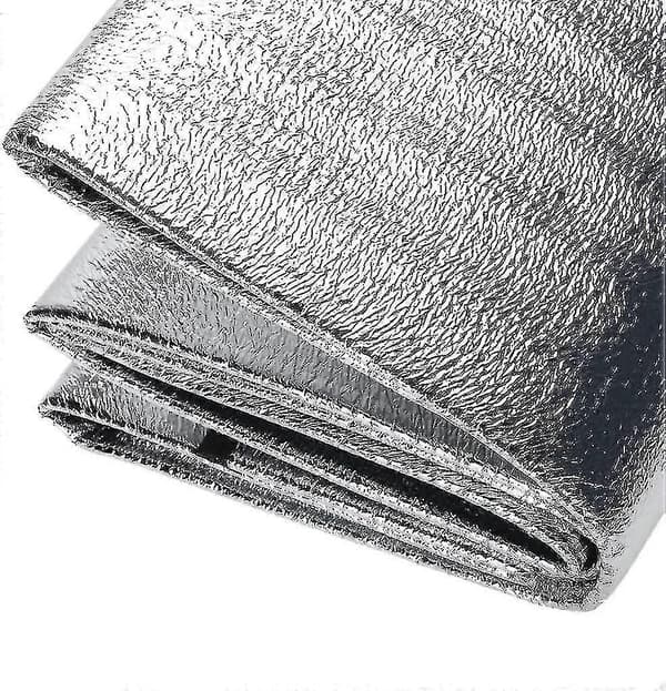 Aluminium Insulation Mat Foam Mat Sleeping Pad Compatible with Camping Insulation Mat Foldable Tent Mat Floor Mat Thermal 2MX2M