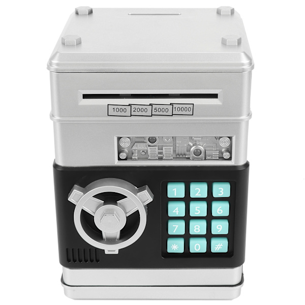 Elektronisk sparegrissimulator ATM Kode Pengboks Kontantmynt Sparboks Gave til KidSilver