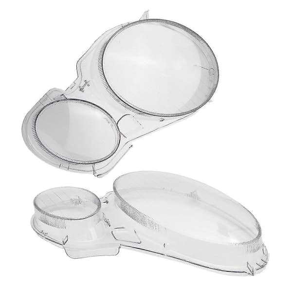 Bilfrontlyktlinse Glass Lampeskjerm Tåkelysdeksel Frontlysdeksel for Mercedes W211 E240 E200 E350 läpinäkyvä