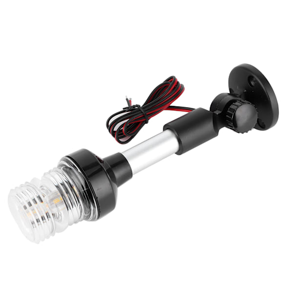 Justerbar LED Allround Ankarlampa Segelbåt Yacht Signallampa Vikbar Vattentät 360° Rund 12V24V(9in )