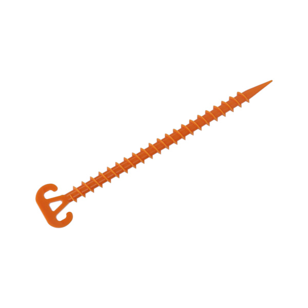 Utomhustältspik 28cm Tältpinnar Fixering av markskruvpinnar Camping Vandring Golvspik