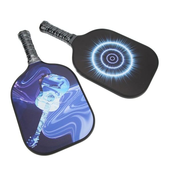 Pickleball Racket Set för inomhus och utomhus - Pickleball Paddle i glasfiber med PP-kärna och 4 bollar för träning