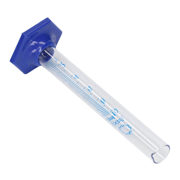 10 stk 10mL målecylinderglas graderet cylindersæt Laboratorieeksperimentudstyr