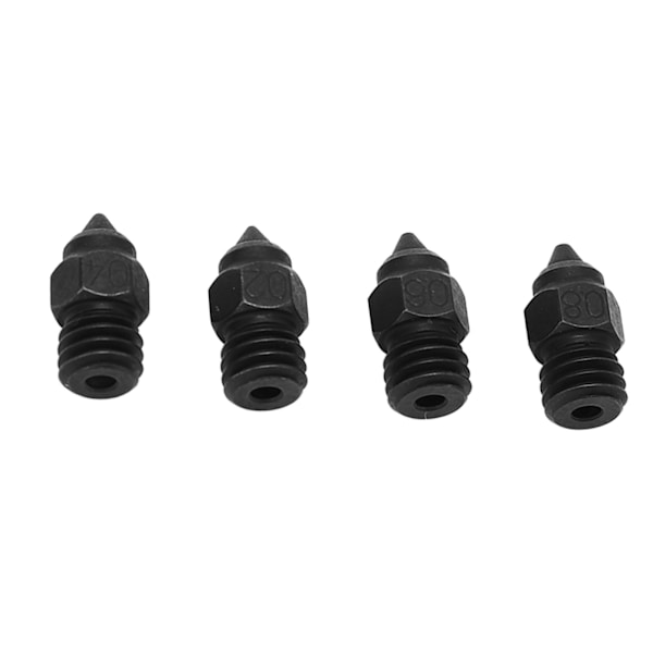 10 stk hærdede ståldyser til Ender 3 3D-printer Extruder Hot End 0,2 0,4 0,6 0,8 mm