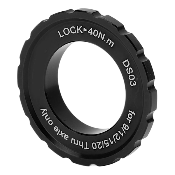 MEIJUN Centerlock Låsering Center Lock Hjulnavsaksling Disc Rotor Låsering til Cykel Mountainbike Sort
