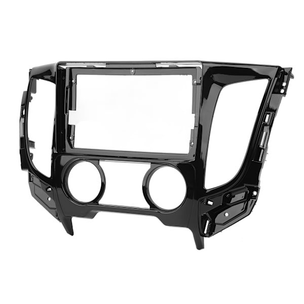 2DIN Bilstereo Radio Fascia Navigasjonspanel Trim Utbytting for Mitsubishi L200 Triton 2015‑2019 Manuell AC