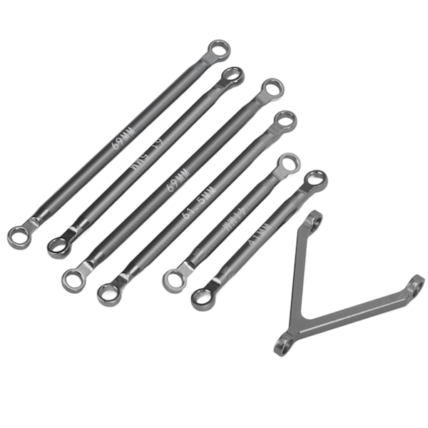 RC Bil Chassis Link Rod Aluminium Legering Chassis Link for 1/24 RC Crawler Bil Oppgraderingsdel Titan