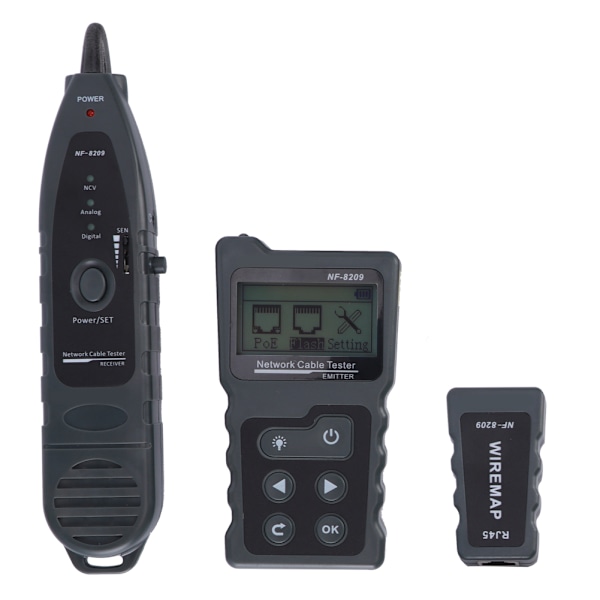 Nettverkskabeltester Wire Tracker LAN Nettverkskabelsok Industriell sensor NF‑8209