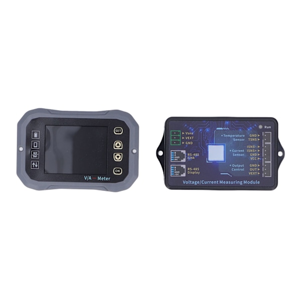 Batterimonitor 400A 2,4 tum Ultra Clear Display med Shunt 0‑120V Spänningsströmmätare
