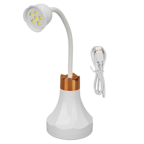 UV LED Neglelampe Bærbar Hjem Neglesalong Roseformet 360 graders roterbar Hands Free Negle tørker Dekorasjon