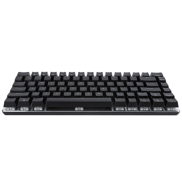 Ajazz Mechanical Keyboard 82 Key Gamer PC Bärbar dator USB-spelutrustning AK33Blue Switch Svart tangentbord Vitt ljus