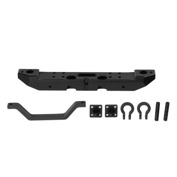 RC Frontkofanger og Lys Sæt Aluminiumlegering Simulation til AXIAL SCX24 1/24 RC Bil Crawler Sort