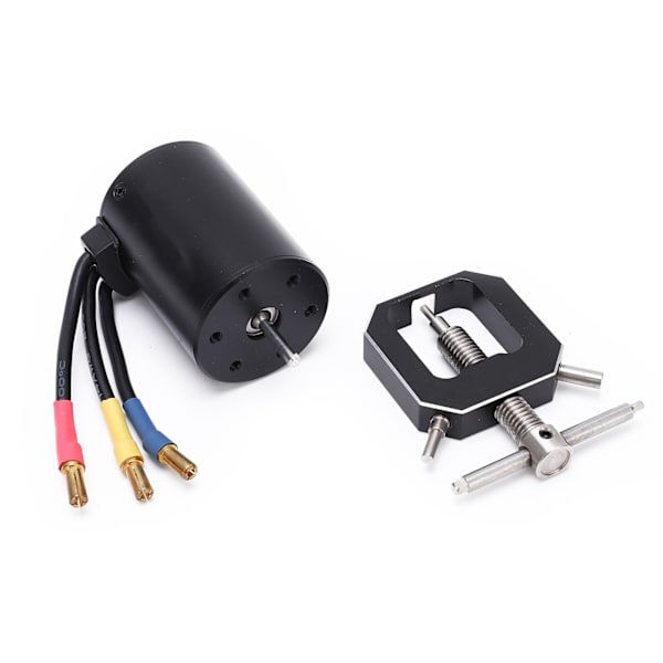 3650 3500KV Borstlös Motor Växellåda Dragare Traktoruppsättning Uppgradering Vattentät för 1/10 1/8 RC Bil