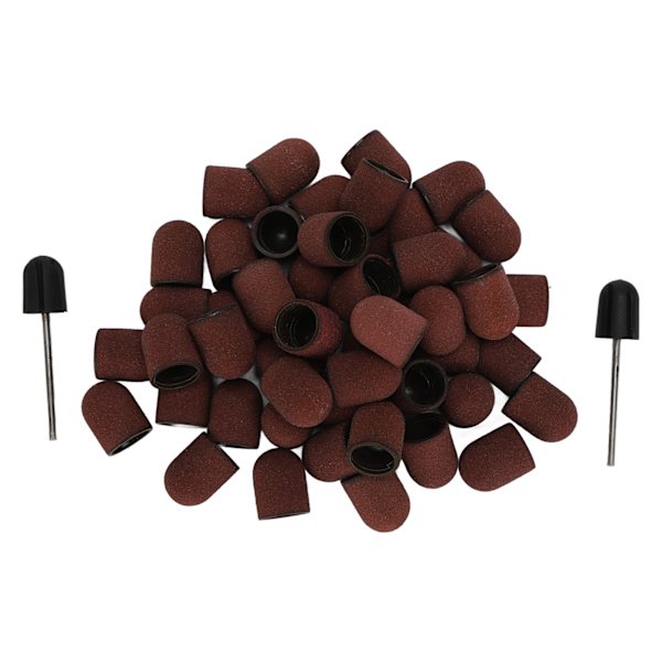 120# Grit Nail Art Slipkapslar Manikyr Polering Slipband Nagelborrset med skaft