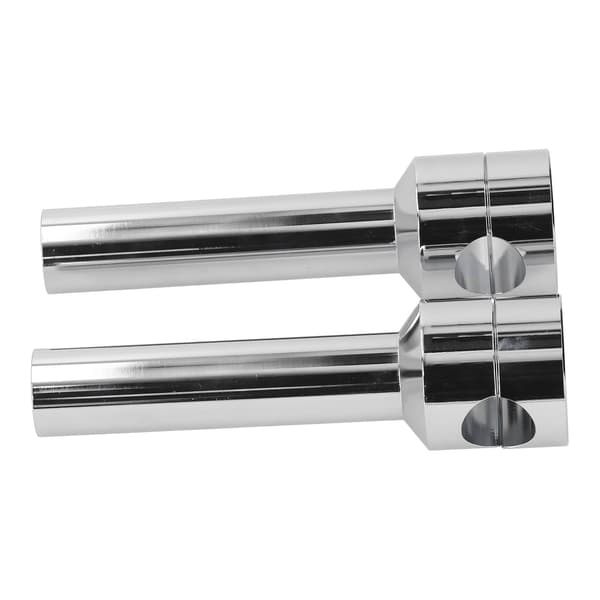 Runde styrefeste Clamp Risers Adapter Universal Kompatibel med 22 mm motorsykkelstang Diameter Krom
